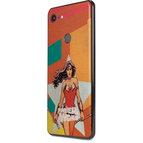 DC Comics Wonder Woman New 52 Comic Cover #23 Art By Cliff Chiang Google Pixel 3 XL Skin